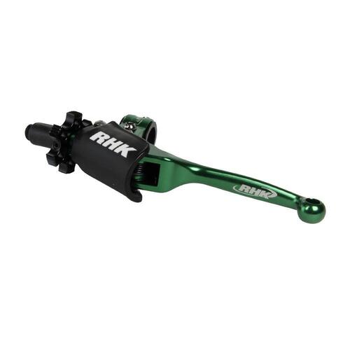 Kawasaki KX250F 2011-2020 RHK Green Quantum Flex Clutch Lever