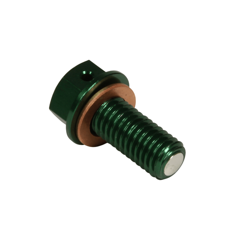 Kawasaki KX65 2000-2024 RHK Green Magnetic Drain Plug Bolt