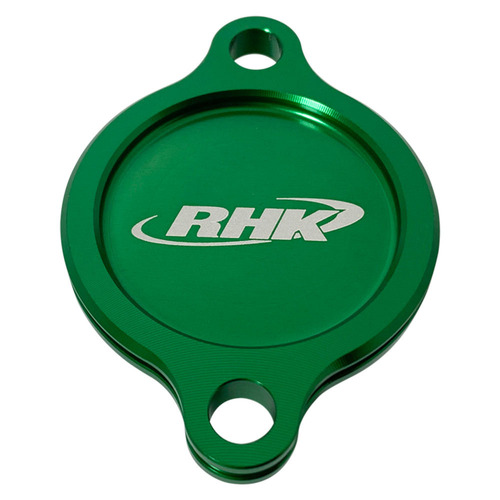 Kawasaki KX450F 2019-2023 RHK Green Oil Filter Cover