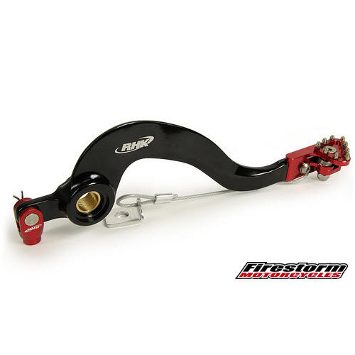 Suzuki RMZ250 2007-2017 RHK Rear Alloy Brake Pedal - Red 