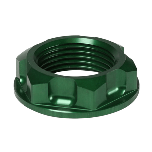 Kawasaki KX450X 2021-2023 RHK Green Steering Stem Nut Aluminium