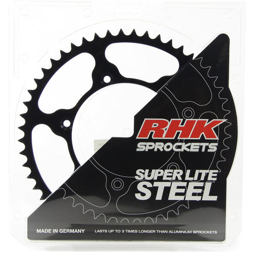 Yamaha WRF400 1999-2000 48T RHK Steel Rear Sprocket Black 