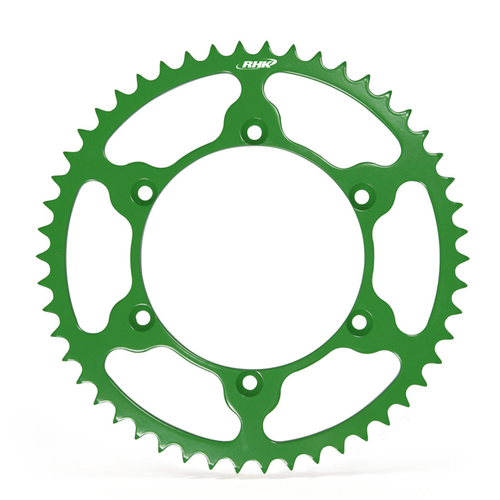 Kawasaki KX125 1980-2008 RHK Green 46t Super Lite Rear Sprocket Steel