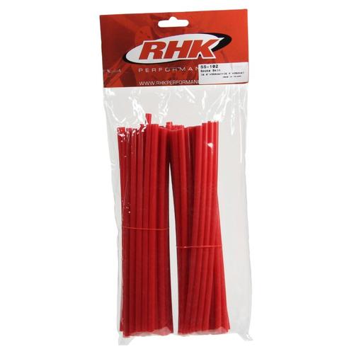 Husqvarna TC450 RHK Front & Rear Wheel Spoke Wraps Covers - Red 