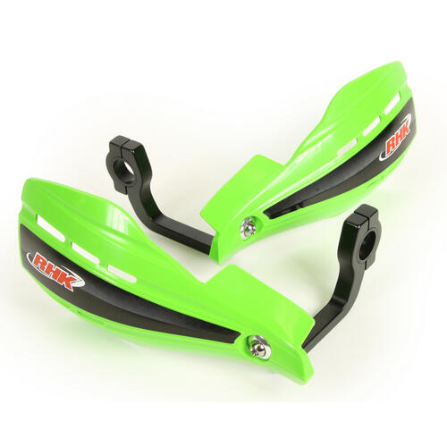 Kawasaki KDX220 RHK XS Enduro Handguards MX Hand Guards Green KDX 220