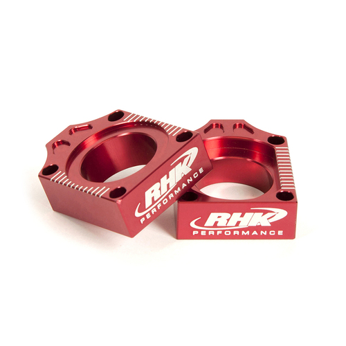 Honda CRF250X 2005-2017 RHK Aluminium Axle Block Red