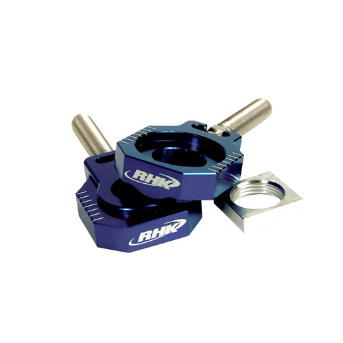 Husaberg FE450 2009-2014 RHK Blue Rear Chain Adjuster Axle Blocks