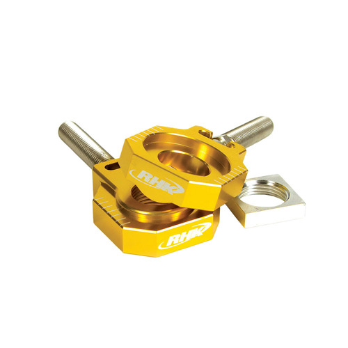 Husaberg FE450 2009-2014 RHK Gold Rear Chain Adjuster Axle Blocks