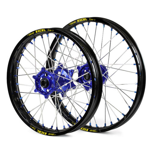 Husqvarna TE250 2014-2024 21/18Wheel Set Black Excel Rim Blue SM Pro Hub 