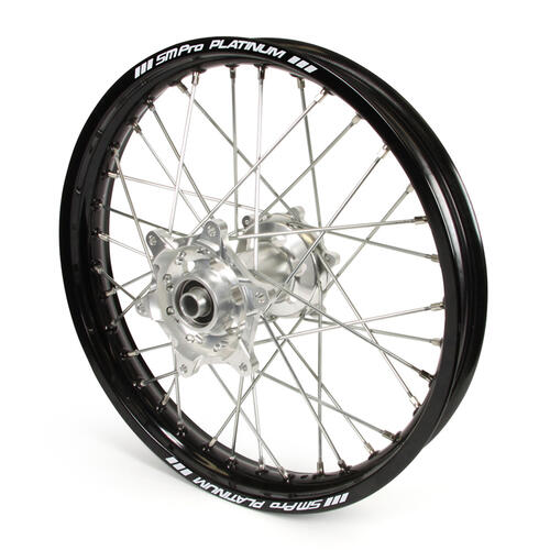 KTM 530 EXC-F 2008-2011 Rear Wheel Black Platinum Rim / Silver SM Pro Hub 18x2.15