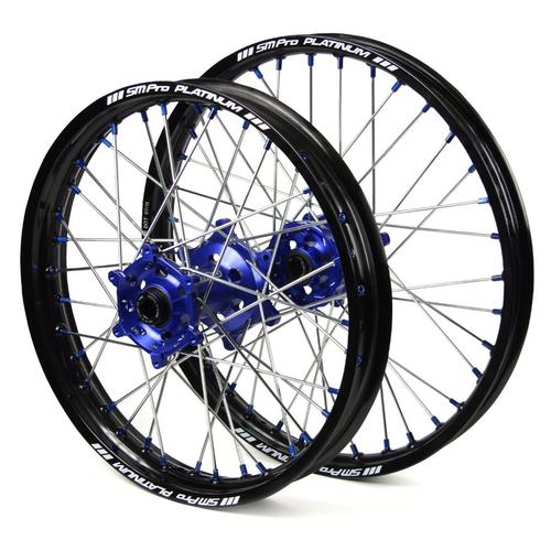 Gas-Gas EC 250 2021-2024 SM Pro Wheel Set 21/18 Black Rim Blue HubSXF 