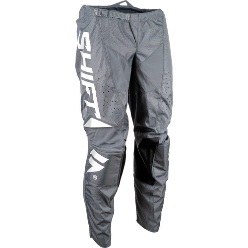 Shift MX22 White Label Trac MX Motocross Pants Grey White 32