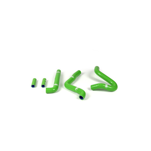 Kawasaki KX250 2003-2004 Green Samco Silicone Radiator Hose Kit 