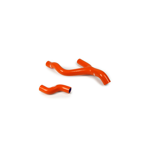 KTM 350 SX-F 2011-2014 Y Piece Design Orange Samco Radiator Hose Kit 