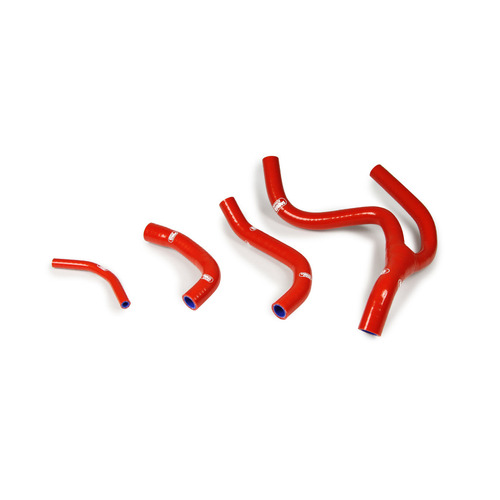 Suzuki RMZ250 2013-2014 Red Y Style Samco Silicone Radiator Hose Kit 