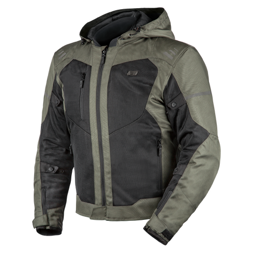 Rjays Tracer 2 Air Textile Motorcycle Jacket Olive Black