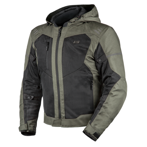 Rjays Tracer 2 Air Textile Motorcycle Jacket Olive Black M