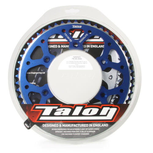 Kawasaki KX500 1987-2002 47T Talon Alloy Rear Sprocket Blue 