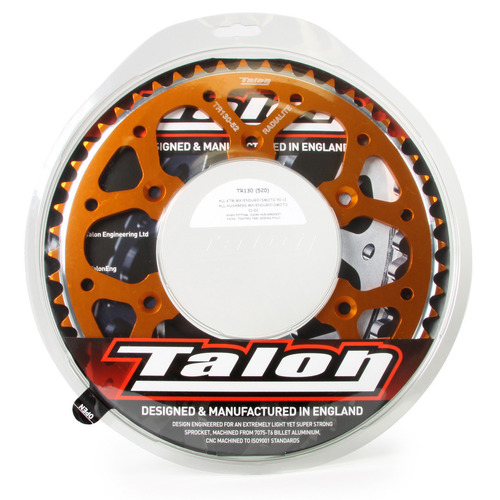 KTM 530 EXC-F 2008-2011 50T Talon Alloy Rear Sprocket Orange 