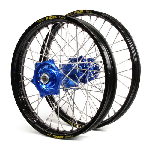 KTM 300 EXC 2003-2015 Wheel Set Black Excel SNR MX Rims Blue Talon Hubs 21/18x2.15