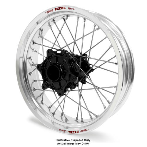 KTM 1290 2013 - 2016 Adventure Rear Wheel Silver Excel Rims Black Talon Hubs 17x4.25