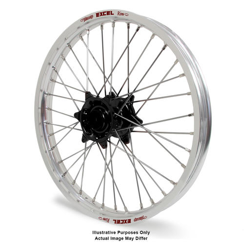 KTM 1290 2013-2016 Adventure Front Wheel Silver Excel Rims Black Talon Hubs 21x1.85