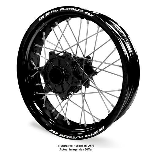 KTM 1290 2013-2016 Adventure Rear Wheel Black Platinum Rims Black Talon Hubs 18x4.25 OEM Size