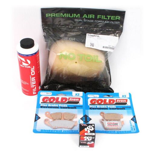 Yamaha WR450F 2003-2008 Brake Pads Oil Air Filter Service Kit