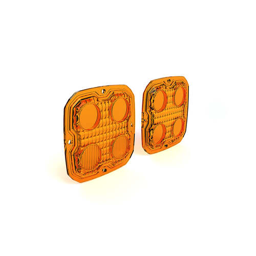 Aprilia RSV1000 Tuono Ohlins 2003-2009 Denali 2.0 D4 Amber Trioptic Motorcycle Light Lens Kit