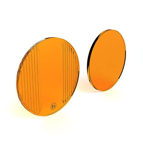 Triumph Rocket III 2005-2009 Denali 2.0 DR1 Amber Trioptic Motorcycle Spot & Flood Light Lens Kit