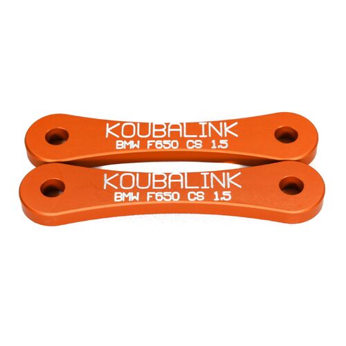 BMW F650CS 2002-2004 Koubalink 38mm Motorcycle Lowering Link Orange