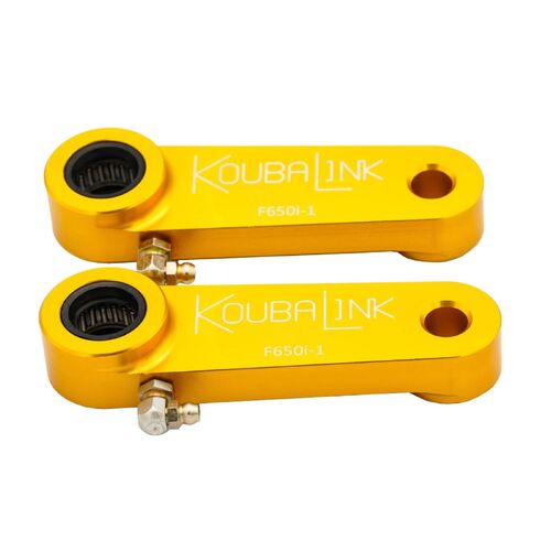 BMW F650GS 650cc 2000-2007 Koubalink 25mm Motorcycle Lowering Link Gold