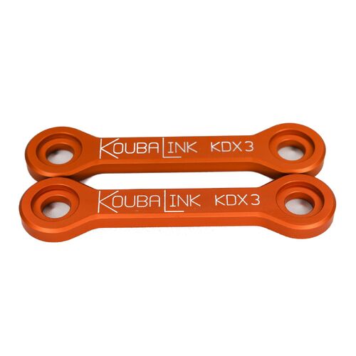 Kawasaki KDX200 1995-2005 Koubalink 57mm Motorcycle Lowering Link Orange