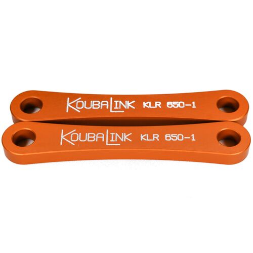 Kawasaki KLR650 1987-2007 Koubalink 32mm Motorcycle Lowering Link Orange