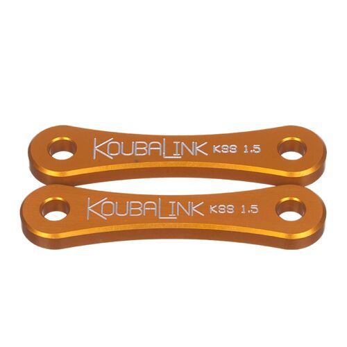 Kawasaki KL250 Super Sherpa 2000-2009 Koubalink 38mm Motorcycle Lowering Link Orange