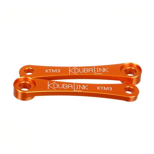 KTM 640 LC4E Duke I 1999-2000 Koubalink 44mm Motorcycle Lowering Link Orange