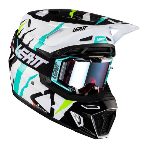 Leatt GPX 8.5 MX Motocross Helmet & Goggle Kit Tiger XS