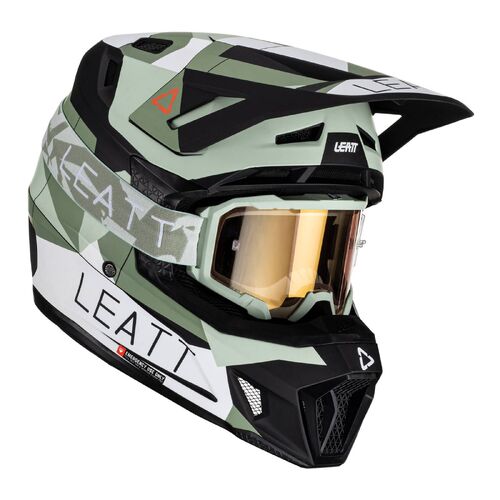 Leatt GPX 7.5 MX Motocross Helmet & Goggle Kit Cactus XS