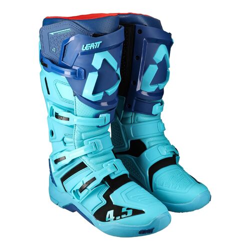 Leatt 4.5 MX Motocross Boots Aqua