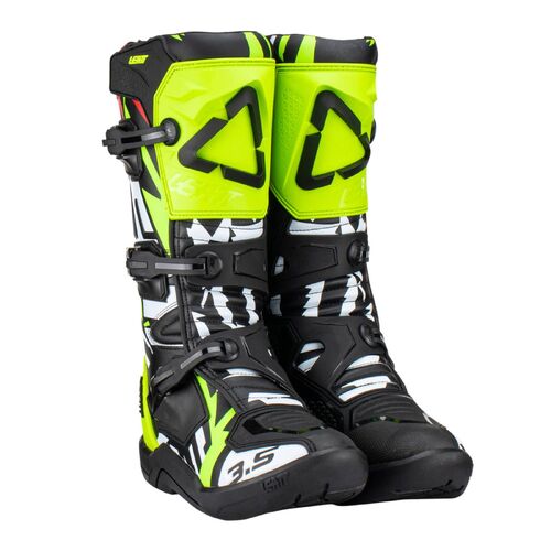 Leatt 3.5 MX Motocross Boots Zebra 13