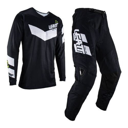 Leatt 3.5 MX Motocross Jersey & Pants Set Black XS/28