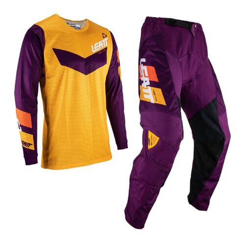 Leatt 3.5 MX Motocross Jersey & Pants Set Indigo XXL/38