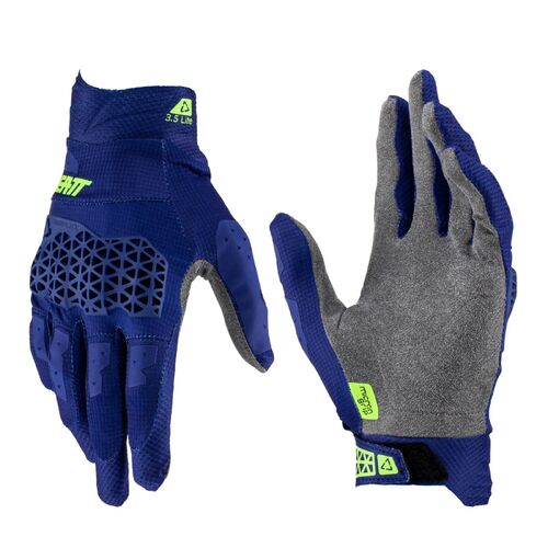 Leatt 2024 3.5 Lite MX Motocross Gloves S Blue