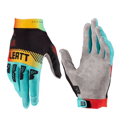 Leatt 2.5 X-Flow MX Motocross Gloves L Fuel