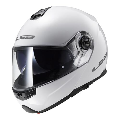 LS2 Helmet FF325 Strobe Gloss White XL Flip Front