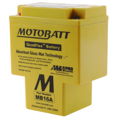 Honda Vt1100C2 Ace 1995 Motobatt Quadflex 12V Battery 