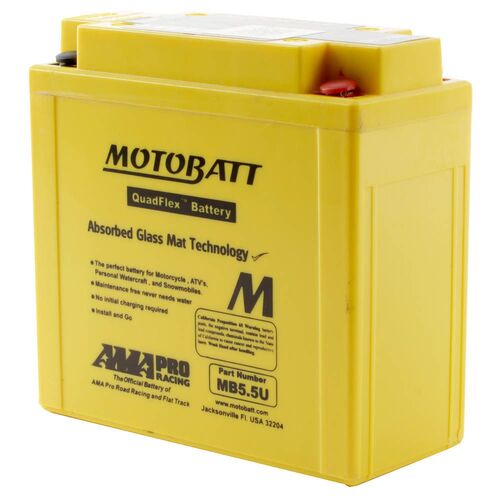 Kawasaki H2 1973 Motobatt Quadflex 12V Battery 