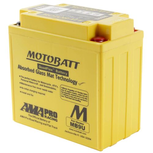 Bsa Spitfire Hk35 1968 Motobatt Quadflex 12V Battery 