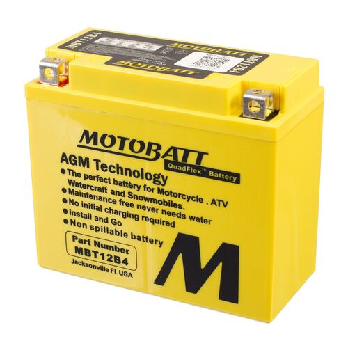 Ducati 999S 2005 Motobatt Quadflex 12V Battery 