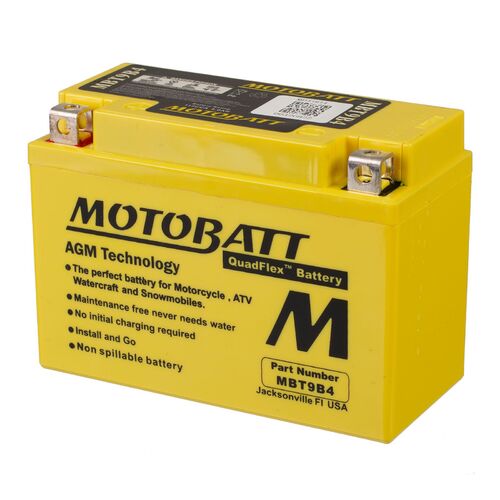 Yamaha Xp500 T-Max 2005 Motobatt Quadflex 12V Battery 